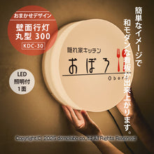 画像をギャラリービューアに読み込む, 壁面行灯看板 KDC-30

