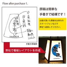画像をギャラリービューアに読み込む, スチール製 行灯看板 Ｈ３４０ (SDH-21)
