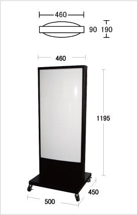 UCC 電照看板 キャスター付き 美品 UCC 電照看板 キャスター付き 美品 看板資材・広告資材のこと